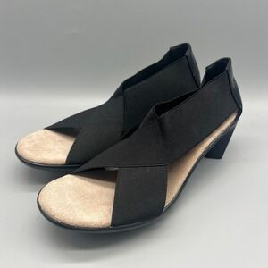 Charleston Shoe Co Alhambra Crisscross Strappy Peep Toe Heel Sandals Womens 11